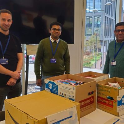 Tata Consultancy Services supports students across our Trust with essential supplies photos